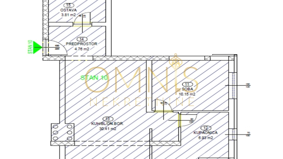 Rešetari - 2S+DB, 75.90 m2, new construction!